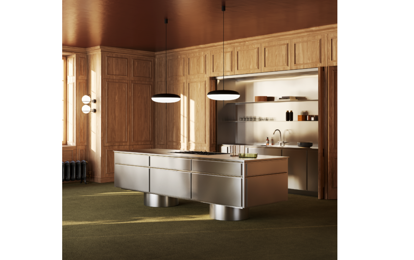 Итальянская кухня FLORAL VIRTUS от L'Ottocento