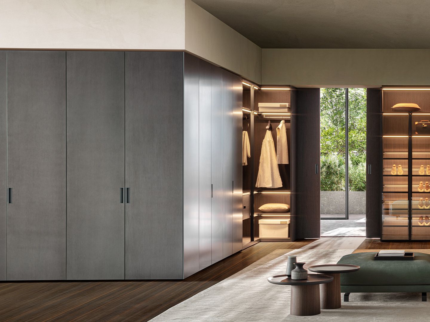 Гардеробные шкафы GLISS MASTER Hollow от Molteni & C