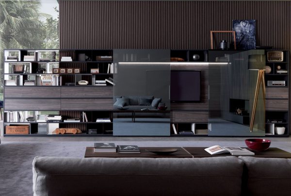 Стенка, модульная система URBAN с ТВ зоной от MisuraEmme