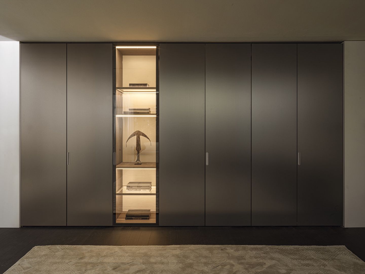 Гардеробные шкафы GLISS MASTER Linear Doors от Molteni & C