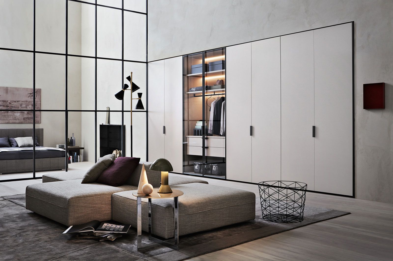 Гардеробные шкафы GLISS MASTER Grip от Molteni & C
