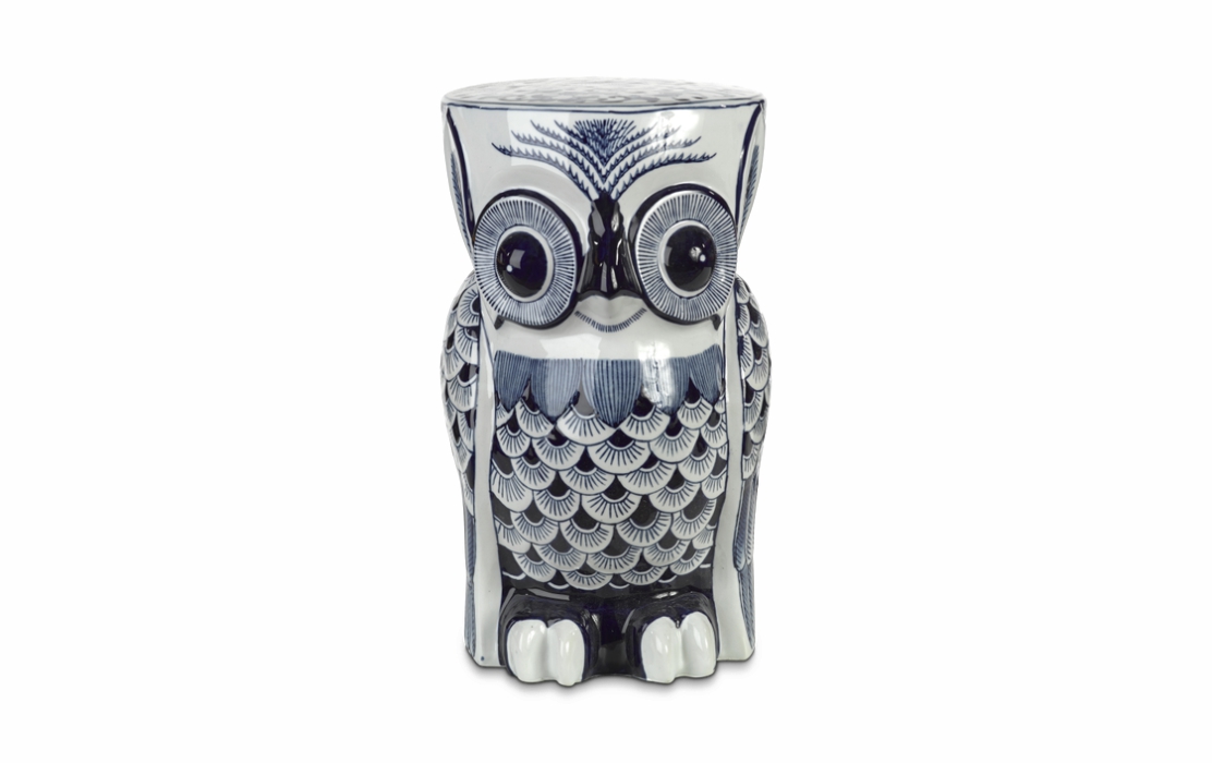 Табурет, приставной столик FLOWER OWL от Polspotten