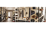 Гардеробные системы OMNIA Cabine Spalla Telaio от Moretti Compact