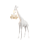 Торшер-жираф с люстрой NEW GIRAFFE IN LOVE M