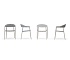 Уличный стул с подлокотниками CLEVER от Varaschin