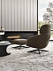 Кресло поворотное RUSSELL BERGERE от Minotti