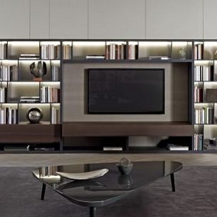 Модульная система CROSSING с баром и ТВ зоной от MisuraEmme