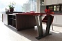 Кухня CASHMERE Rosso Tiziano в неоклассическом стиле