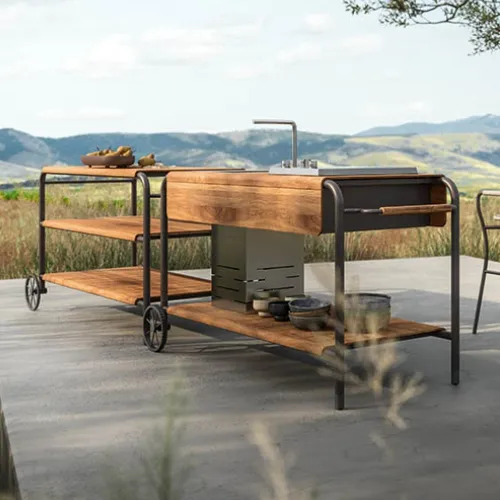 Уличная модульная кухня для сада PORTO от Pianca